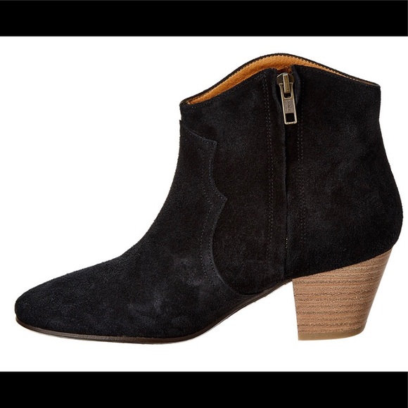 Isabel Marant Dicker Suede Booties - Picture 2 of 4